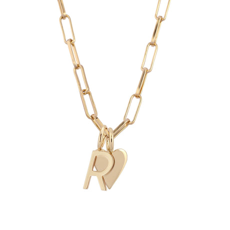 Cara Heart Charm Necklace - Sumiye Co