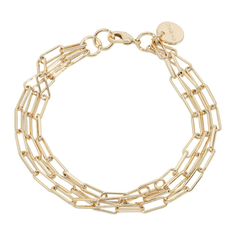 4mm Triple Elongated Link Chain Bracelet - Sumiye Co