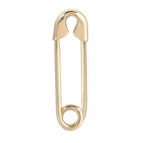 14k Gold Safety Pin Earring - Sumiye Co