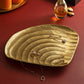 Zest Matt Gold Decorative Tray 12"