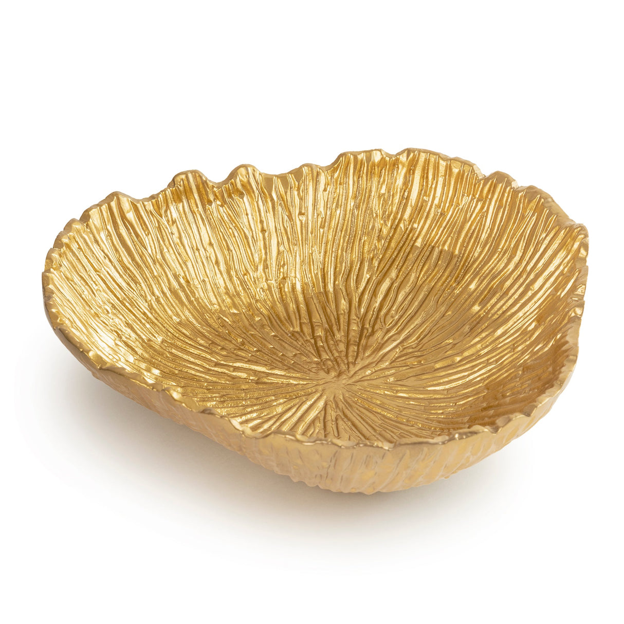 Hudson Decorative Bowl - Matt Gold 12" x 12" - Sumiye Co