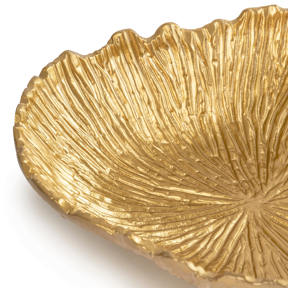 Hudson Decorative Bowl - Matt Gold 12" x 12" - Sumiye Co