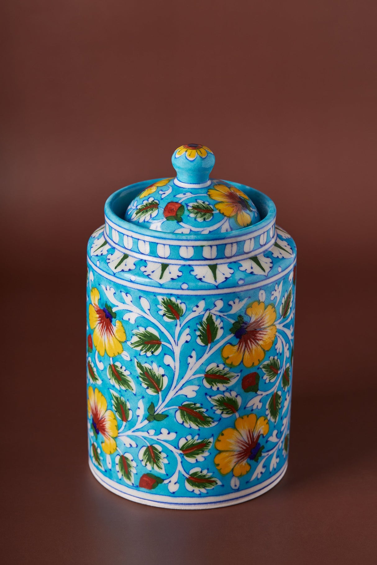 Dhanau Decorative Ceramic Kitchen Canister - Sumiye Co