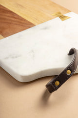 Darvaza Marble & Wood Cutting Board 18" x 8.75" - Sumiye Co