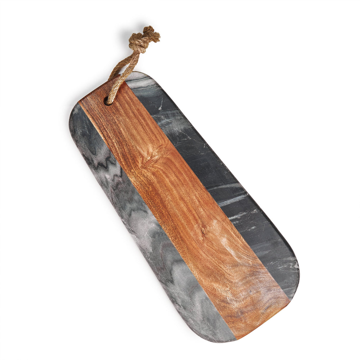 Sulguni Marble & Wood Cutting Board, Grey by GAURI KOHLI - Sumiye Co