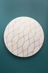 Miranda Marble Lazy Susan 16" - Sumiye Co