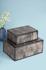 Bermuda Decorative Boxes, Set of 2 - Sumiye Co