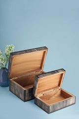 Bermuda Decorative Boxes, Set of 2 - Sumiye Co