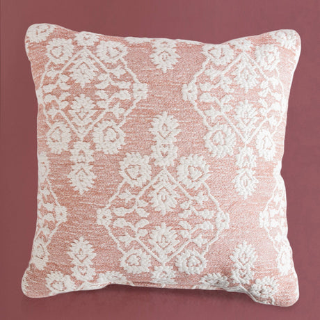 Roche Throw Pillow 18" x 18" - Sage, Peach - Sumiye Co