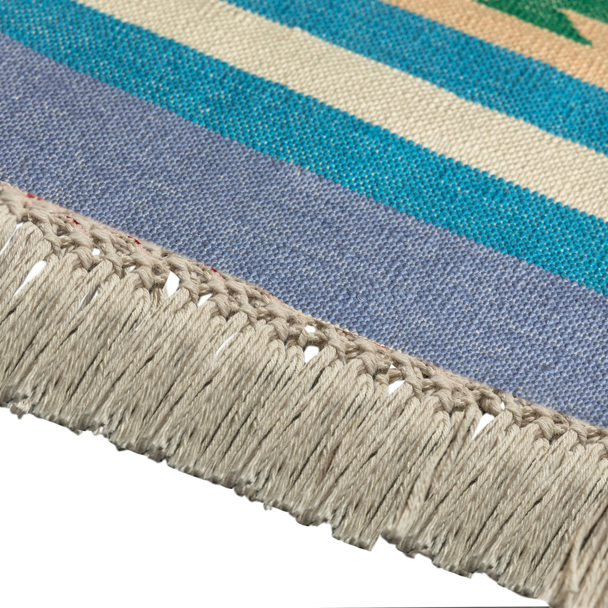 Kina Flat Weave Runner Rug 2.5' x 9' - Sumiye Co