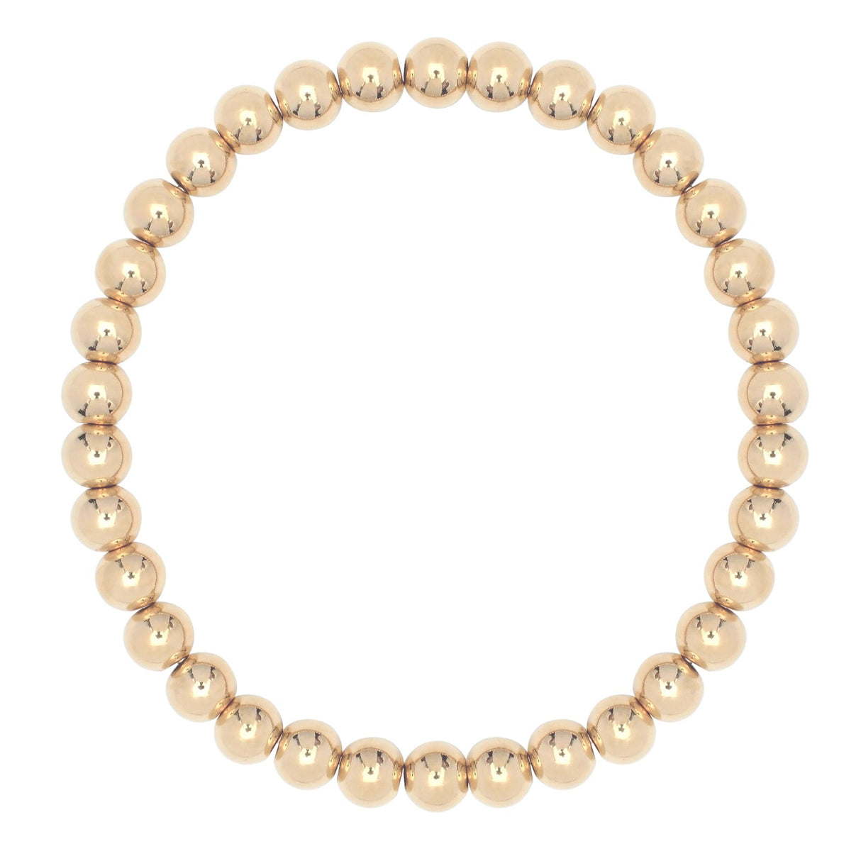 6mm Small Gold Ball Bracelet - Sumiye Co