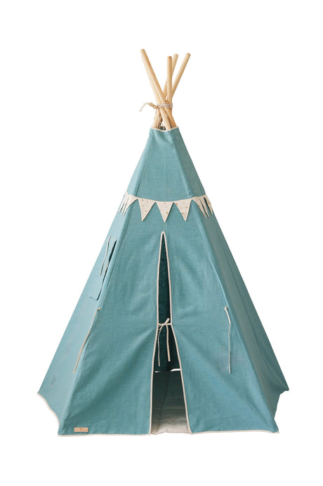 Teepee Tent “Gold Star” + Garland Set - Sumiye Co