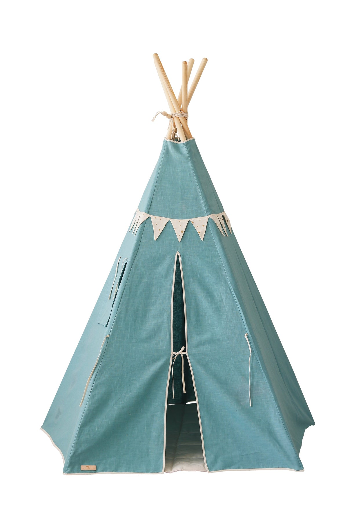 Teepee Tent “Gold Stars” + Garland & Mat Set - Sumiye Co