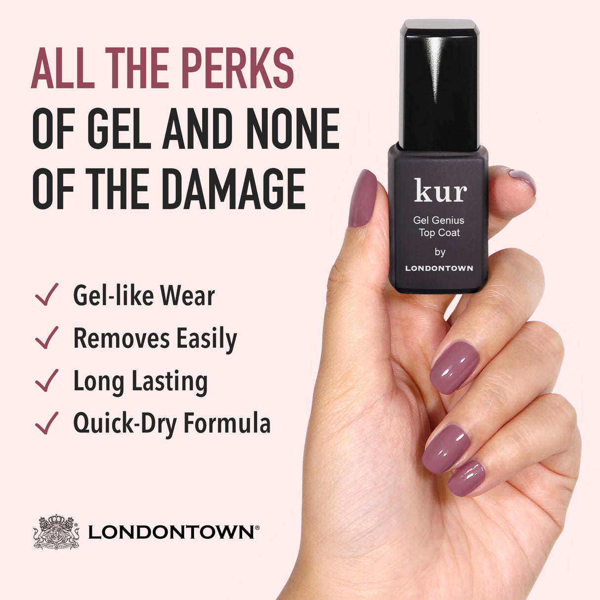 Gel Genius Top Coat | Gel-Like Nail Polish - Sumiye Co