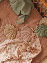 Shells Garland Velvet “Late Summer” | Nursery & Kids Room Decor - Sumiye Co