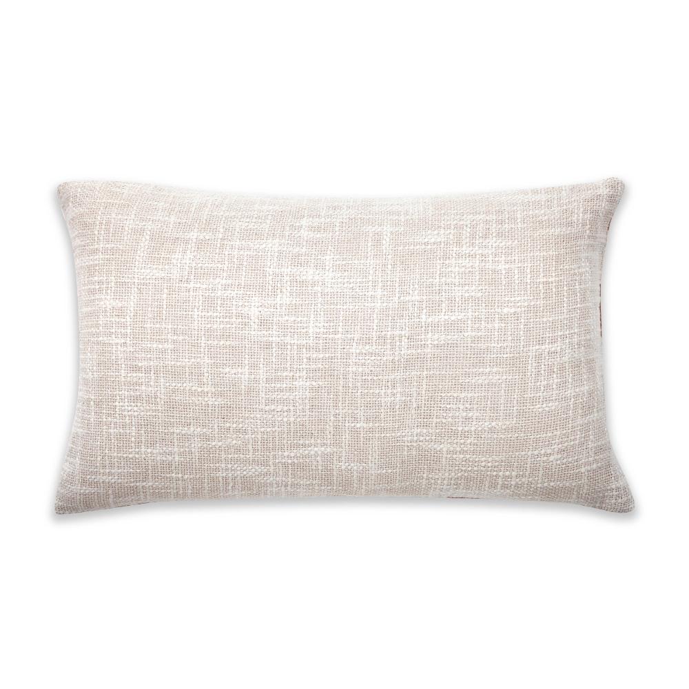 Checkered Block Printed Pillow - Indigo - Sumiye Co