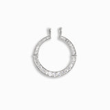 White Topaz Goddess Halo Pendant - Sumiye Co