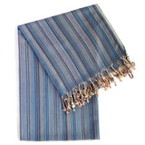 Casablanca Sustainable Turkish Towel / Blanket - Indigo - Sumiye Co