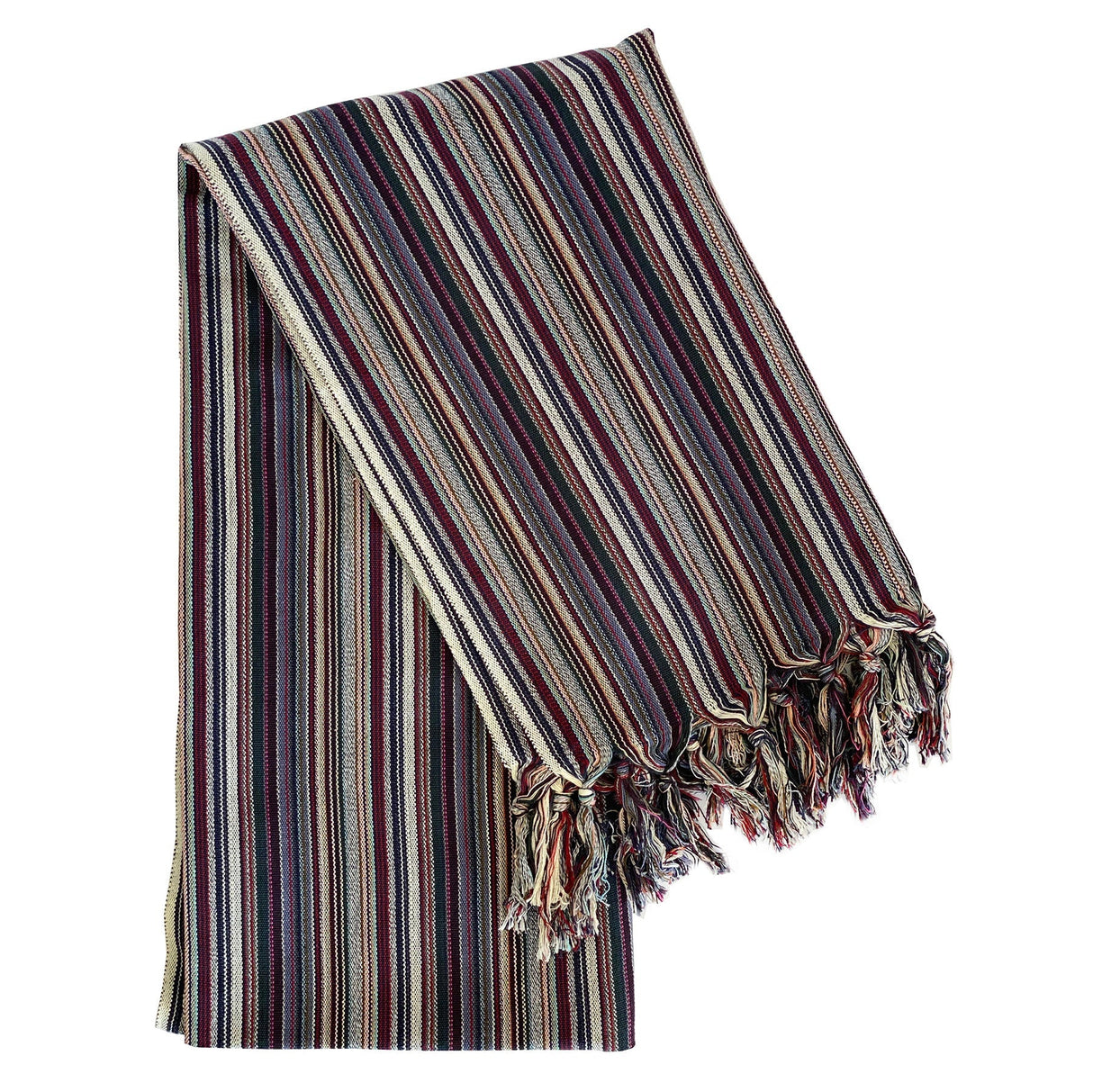 Casablanca Sustainable Turkish Towel / Blanket - Burgundy