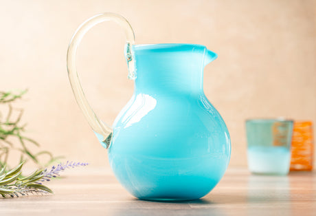 Handblown Glass Pitcher by Verve Culture - Sumiye Co