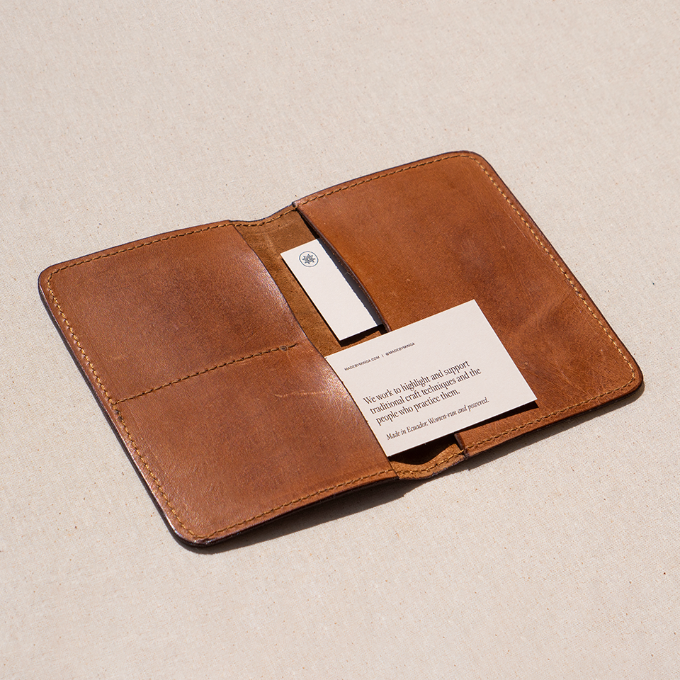 Leather Passport Holder - Sumiye Co