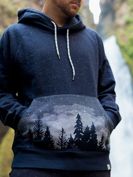 Sudadera con capucha Starlit Night de Happy Earth