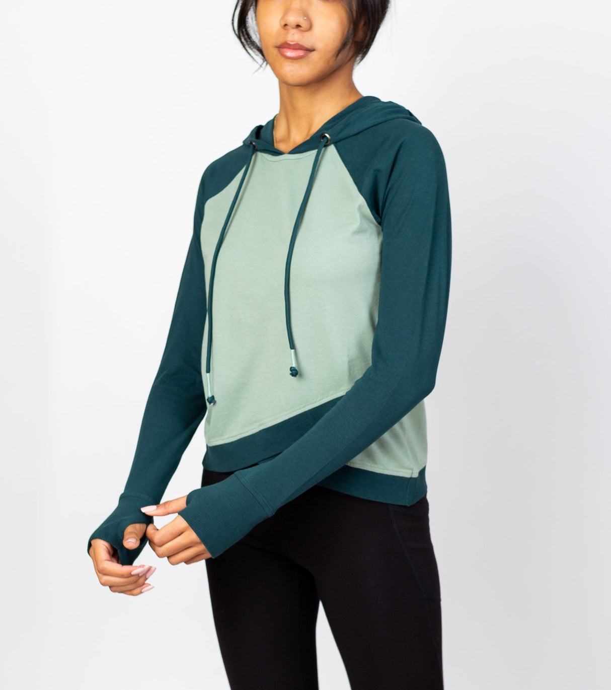 Cross-Crop Hoodie Canopy