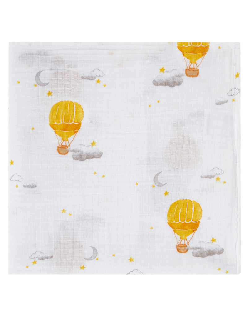 Organic Swaddle - Hot Air Balloon-3