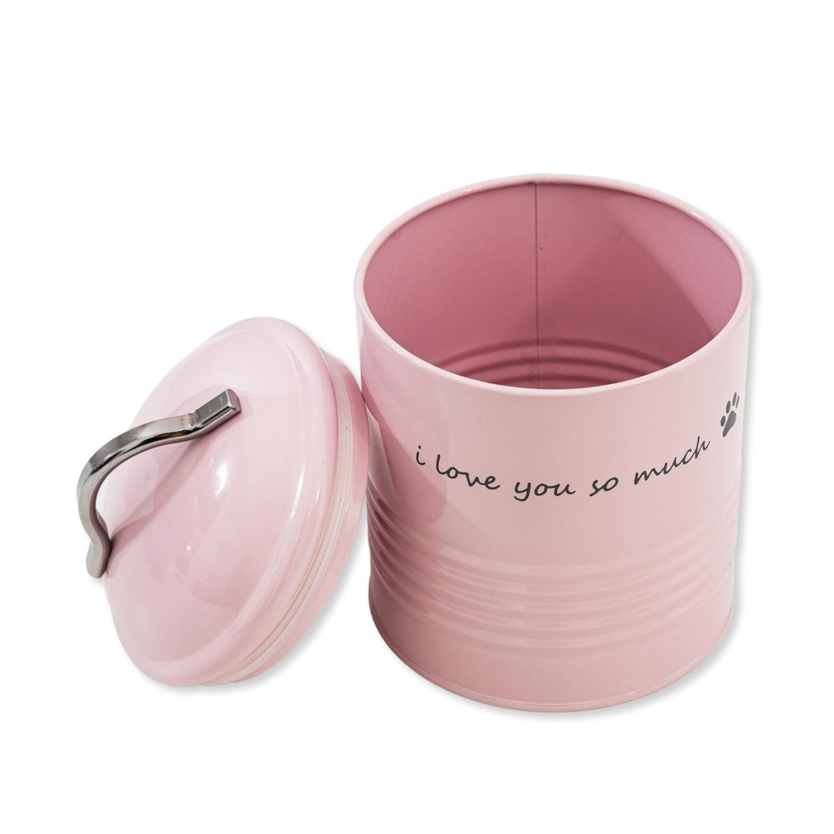 "I Love You So Much" Dog Treat Printed Canister Gift Set-2