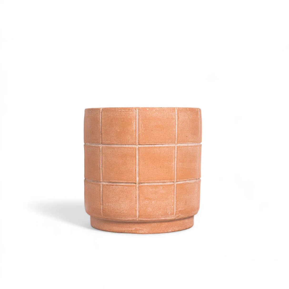 Grid Terracotta Planter - Small - Sumiye Co