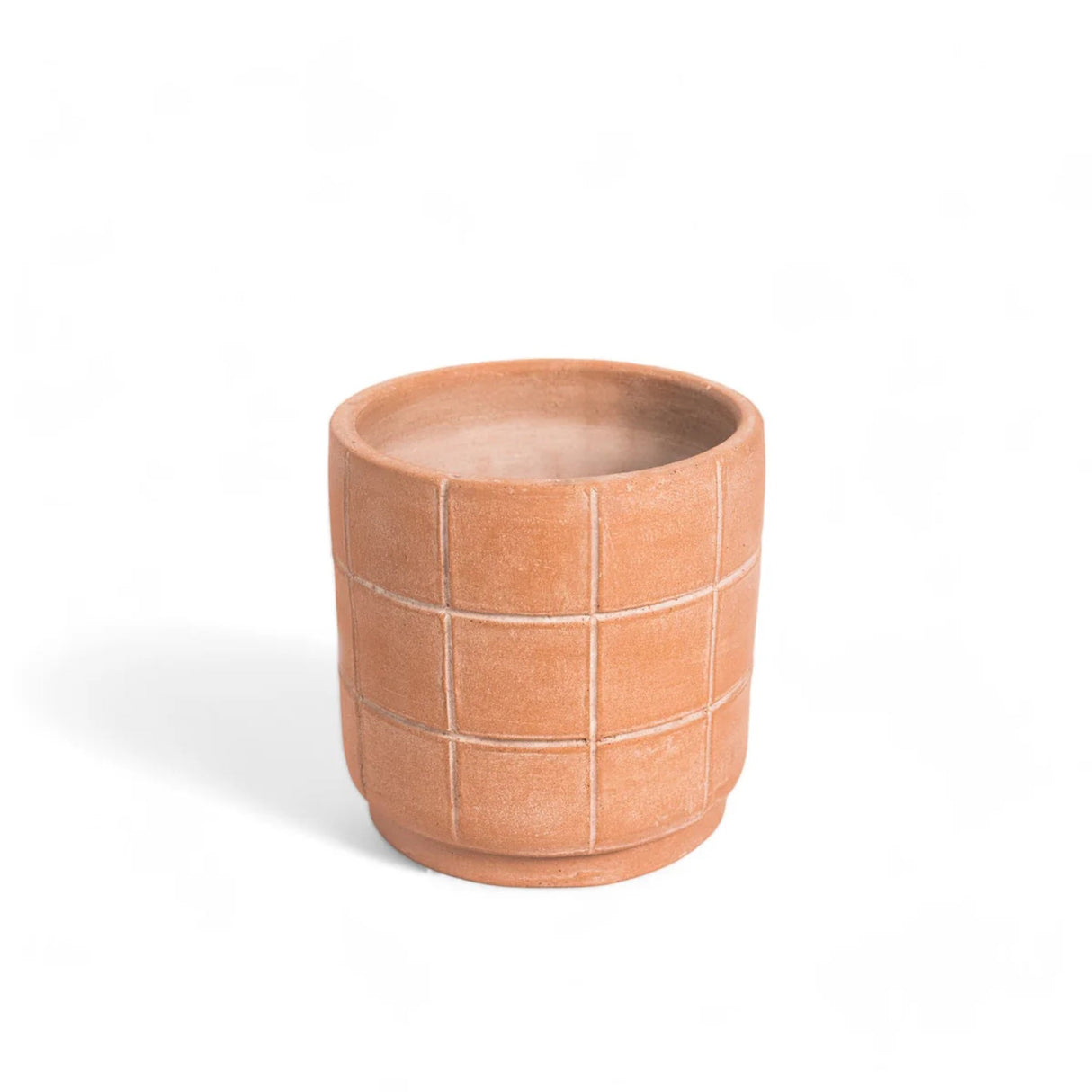 Grid Terracotta Planter - Small - Sumiye Co