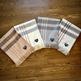 Royal Baby Alpaca Wool Checkered Throw Blanket by Alpaca Threadz - Sumiye Co