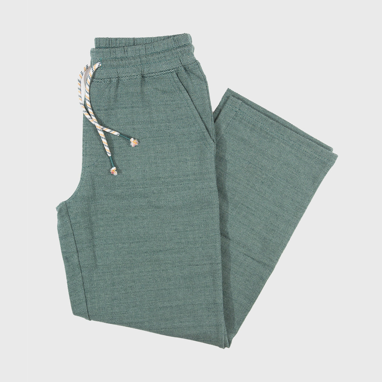 Wide Leg Stretch Pants | Calathea Green