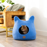 Whimsical Cat Ear Cave Bed - Sky Blue - Sumiye Co