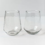 Glass Water Tumbler - Clear - Set of 4