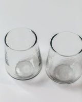 Glass Water Tumbler - Clear - Set of 4