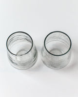 Glass Water Tumbler - Clear - Set of 4