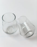 Glass Water Tumbler - Clear - Set of 4