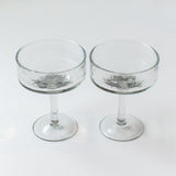 Coupe Cocktail Glasses - Clear - Set of 4 - Sumiye Co