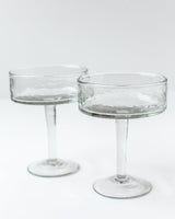 Coupe Cocktail Glasses - Clear - Set of 4 - Sumiye Co