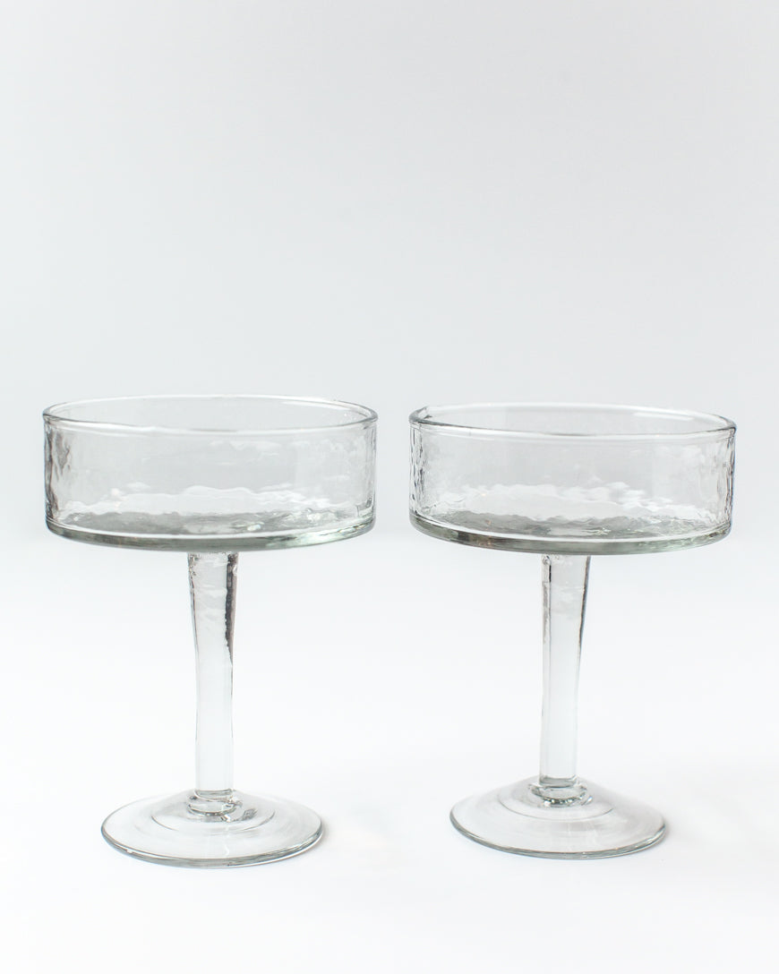 Coupe Cocktail Glasses - Clear - Set of 4