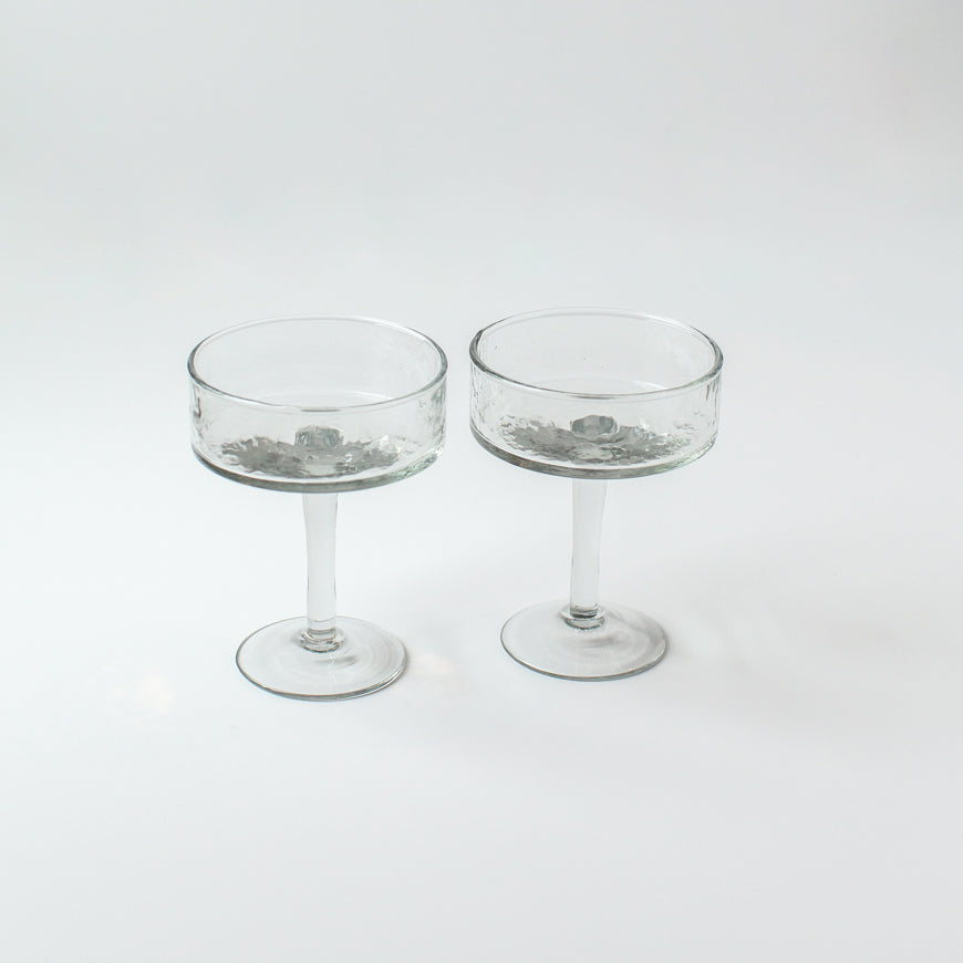 Coupe Cocktail Glasses - Clear - Set of 4