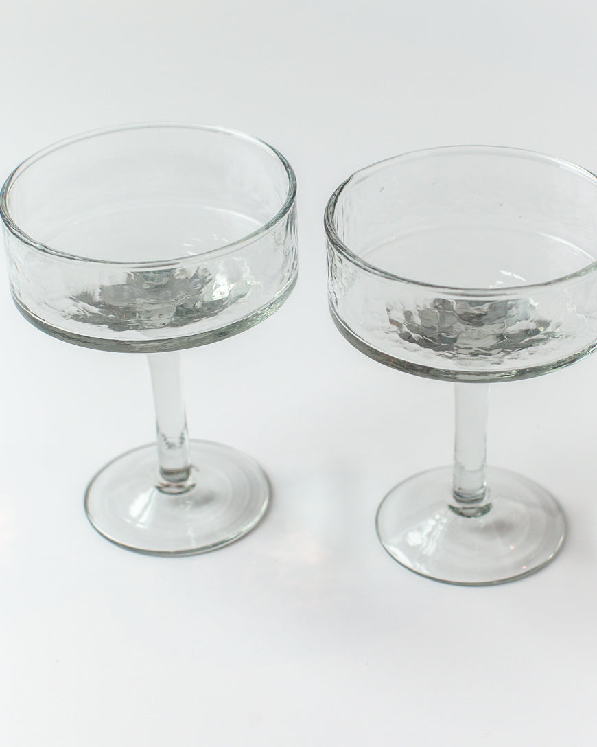 Coupe Cocktail Glasses - Clear - Set of 4