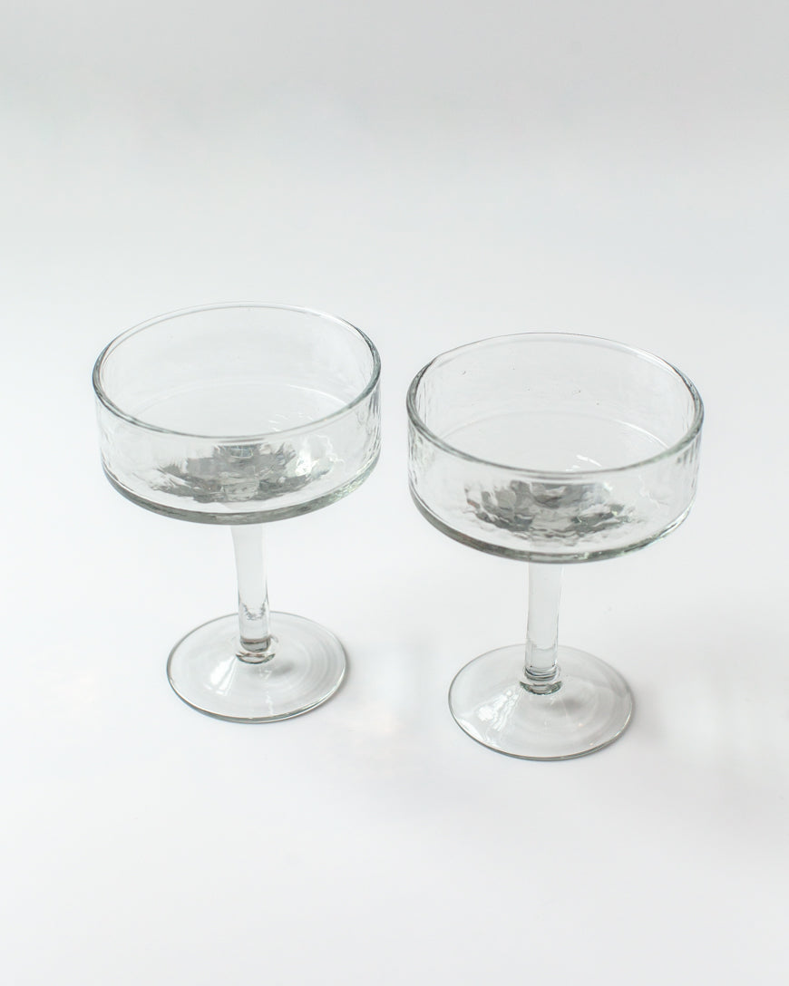 Coupe Cocktail Glasses - Clear - Set of 4