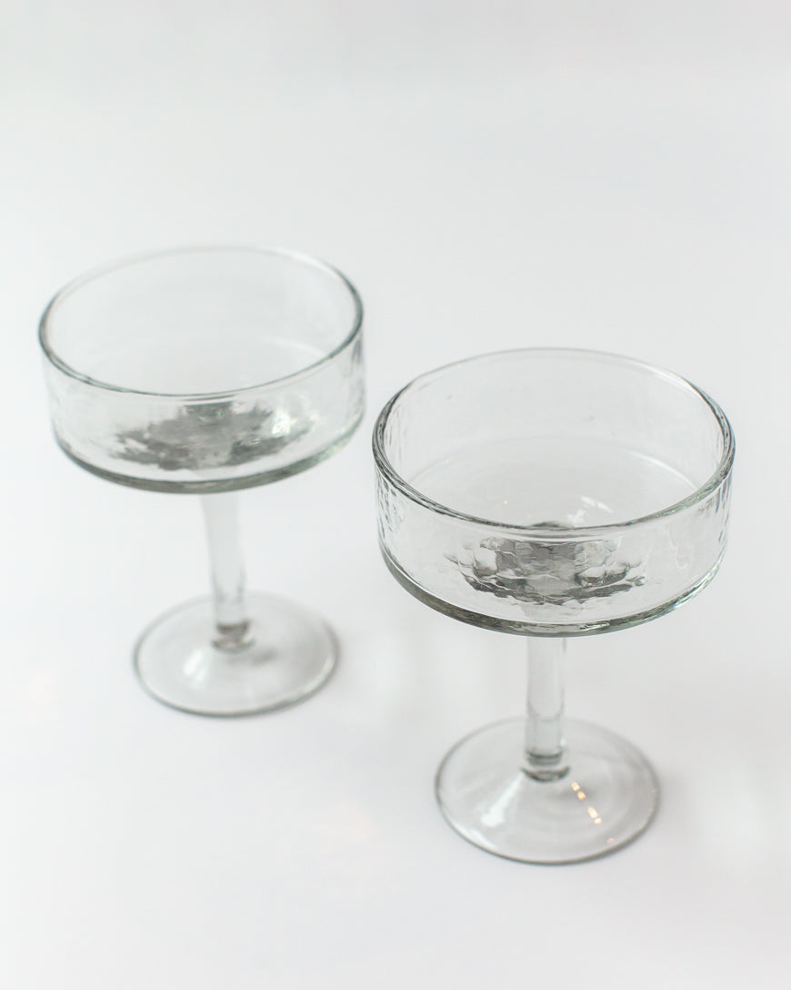 Coupe Cocktail Glasses - Clear - Set of 4