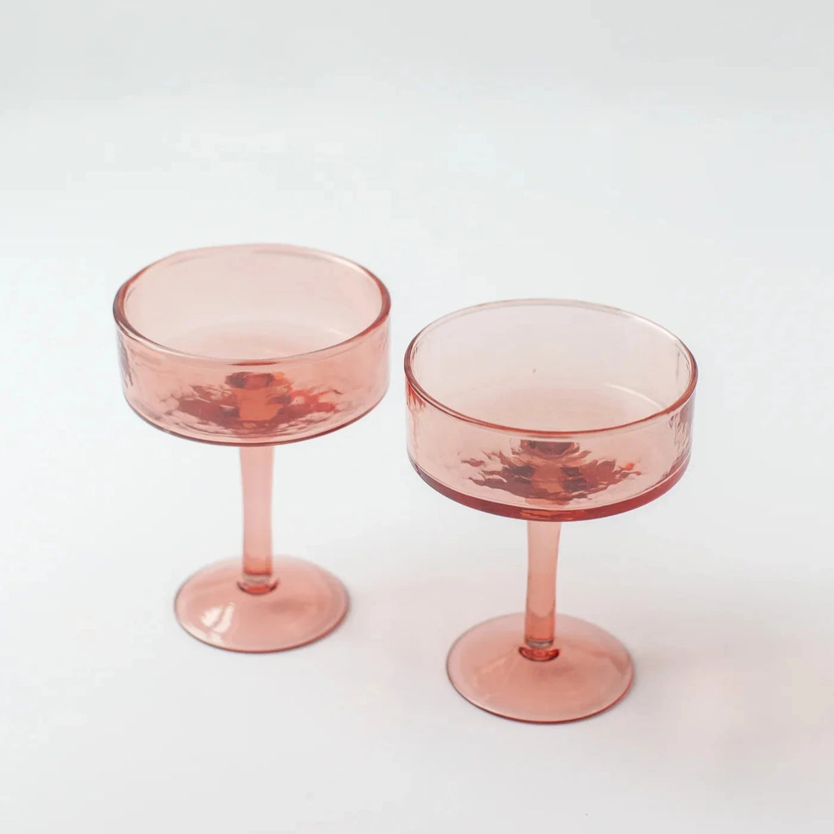 Coupe Cocktail Glasses - Blush - Set of 4