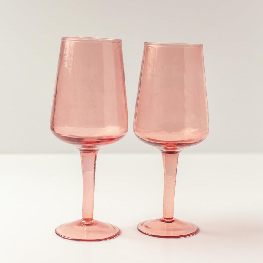 Wine Glasses - Blush - Set of 4 - Sumiye Co