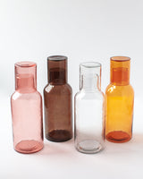 Glass Carafe & Drinking Glass - Blush