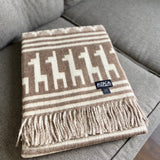 Alpaca Wool Throw Blankets - Alpaca Design 72" x 56" - Sumiye Co