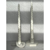 Spiral Taper Candles Set of 2 - 100% Soy wax